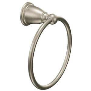 Moen Brantford Brushed Nickel Traditional Bathroom Hand Towel Ring